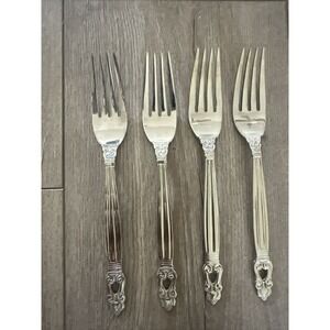 4 Towle KING GUSTAV, 18/10 Stainless Steel,‎ Dinner Forks China